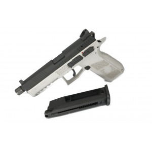 Страйкбольный пистолет ASG CZ P-09 CO2, GBB, Metal Slide, Urban Grey (18943)